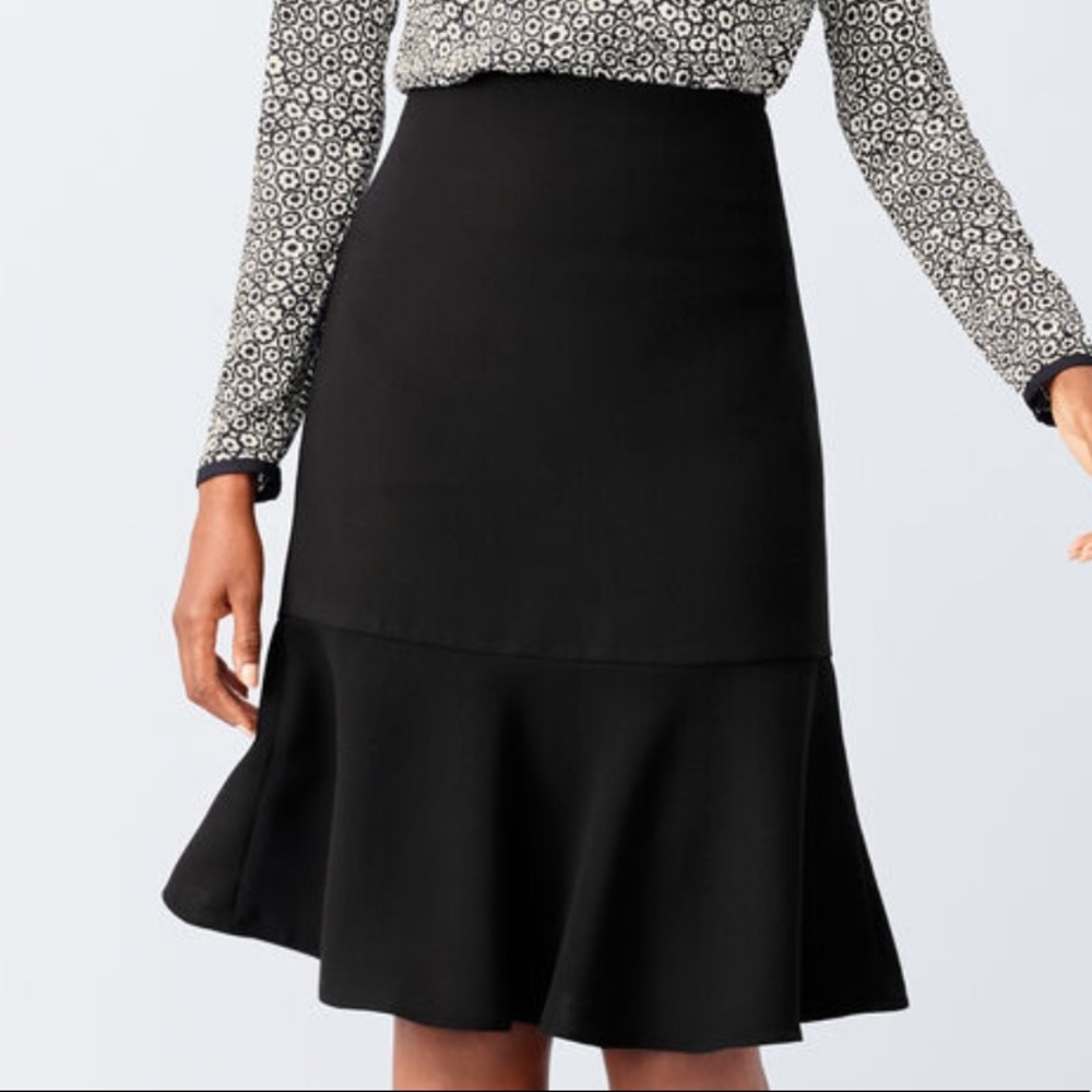 Talbots Seasonless Crepe A-line Skirt